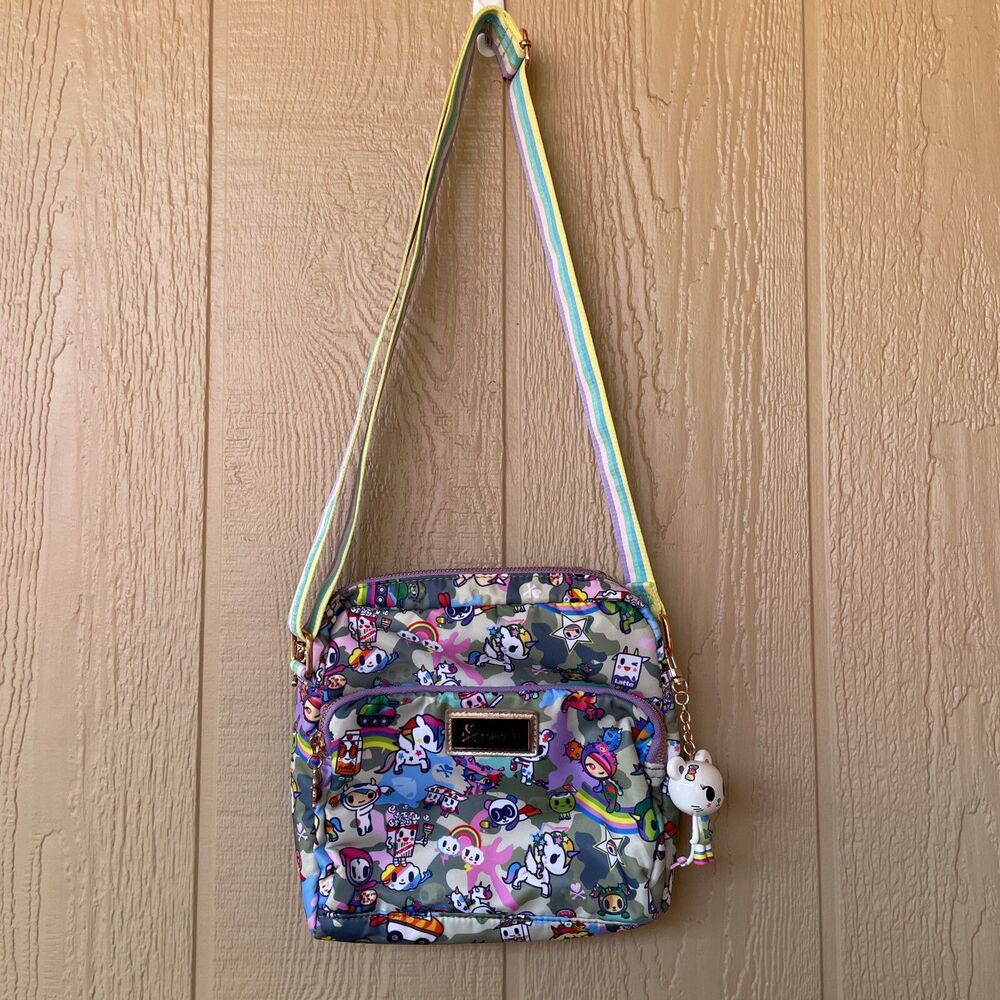 Tokidoki Rare Beach Crossbody Bag Purse With Keychain Shoulder Japan